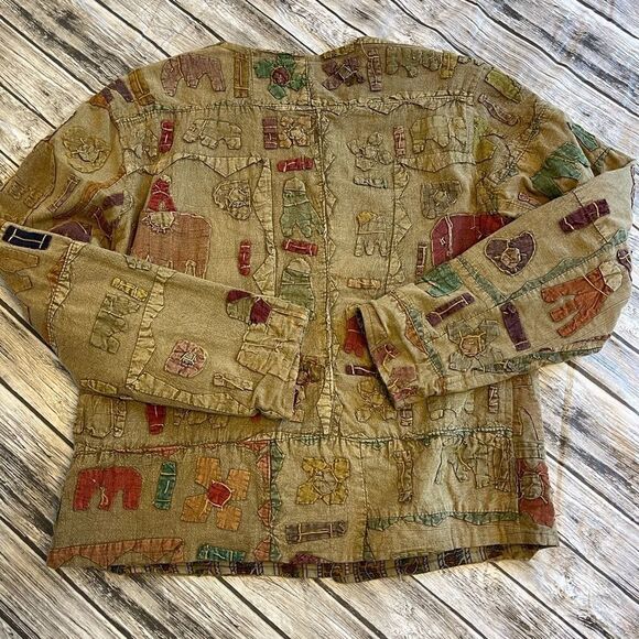 Sacred Threads Multi Color BOHO/Hippie Jacket - Picture 13 of 16